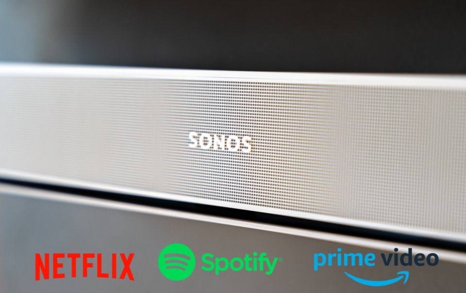 Sonos - Netflix - Spotify - Prime Vidéo chambre réservation accès télévision avantage domaine de la mer Woignarue